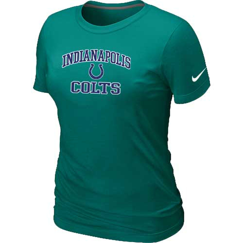 Nike Indianapolis Colts Women's Heart & Soul NFL T-Shirt - Light Green